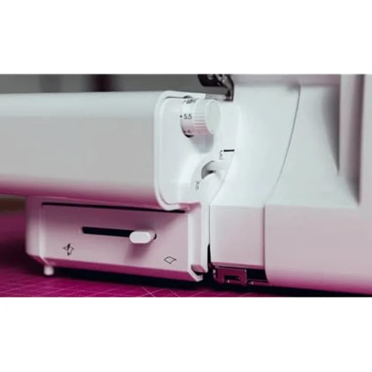Brother Overlock-Nähmaschine Brother Airflow 3000, elektronischer Lufteinfädler, LED-Fehleranzeige, 1.300 Stiche pro Minute – Bild 3