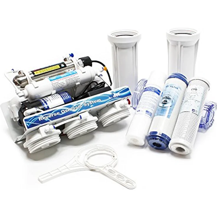 Naturewater 6 Stufen Umkehrosmose RO 180 L-Tag mit UV Klärer und Druckerhöhungspumpe – Bild 3