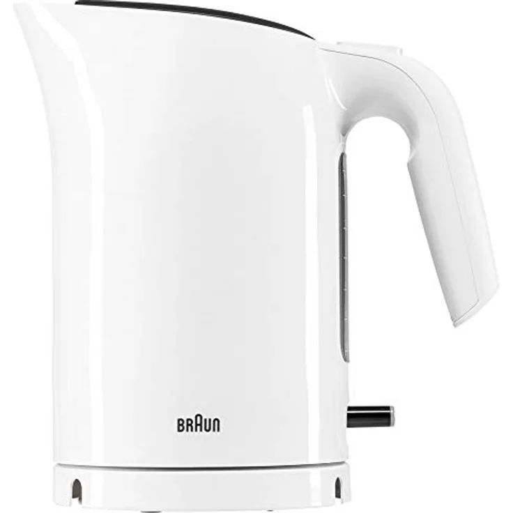 Braun WK 3110 WH Wasserkocher | Füllmenge 1,7 l | 3.000 Watt | Schnellkochsystem | Herausnehmbarer Anti-Kalk-Filter | Große Wasserstandsanzeige | BPA Frei | Weiß – Bild 2