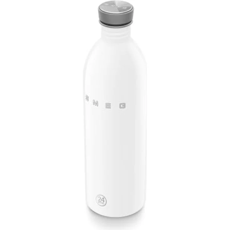 Smeg Trinkflasche WBF02WH, Edelstahlflasche 1 Liter, lebensmittelecht, leicht, weiß – Bild 2
