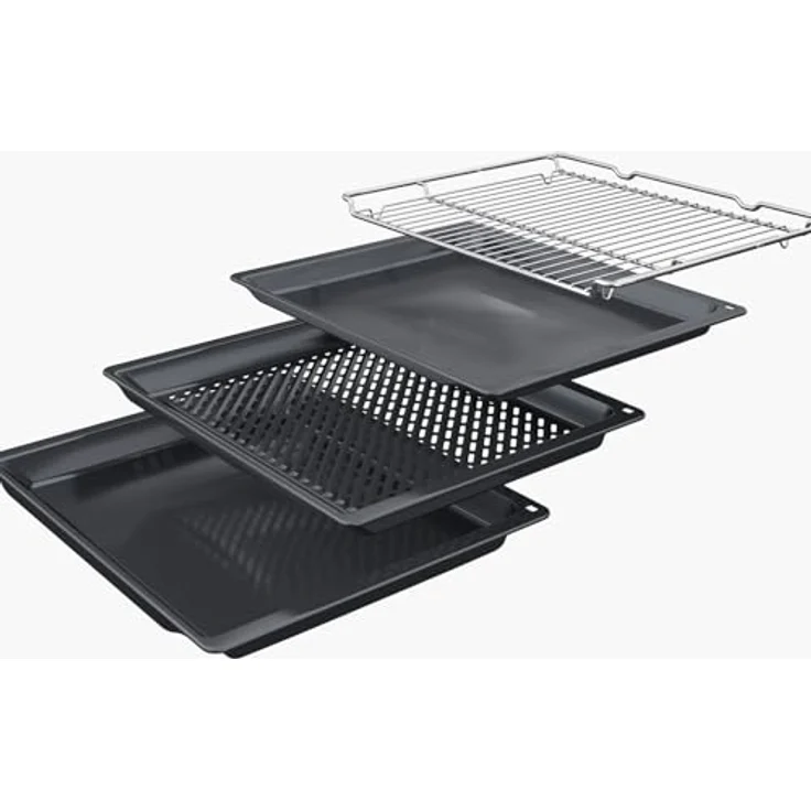 Bosch Serie 6 HBG278BB3 Einbau-Backofen, 71 l Garraum, 10 Beheizungsarten, Schwarz, Selbstreinigungseinrichtung – Bild 6