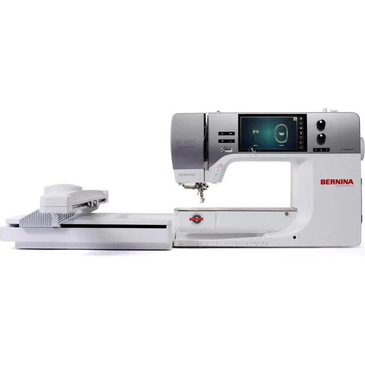 Bernina B 770 QE PRO, Nähmaschine mit SDT-Stickmodul, 400 mm Stickfläche, BSR-Funktion und extragroßem Touchscreen