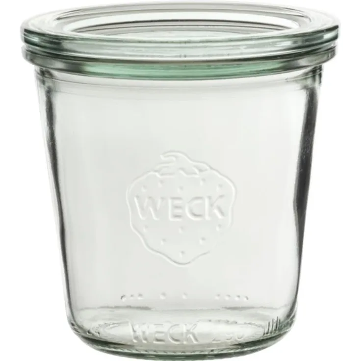 Weck Einkochglas Sturzform, 4-tlg., klar, 0,29 Liter, Glas