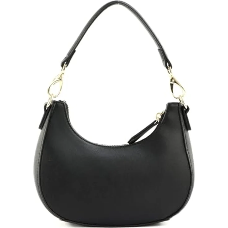 Valentino Bags Zero RE Hobo Bag 305, Schultertasche aus recyceltem Kunstleder in Saffiano-Optik, Schwarz – Bild 4
