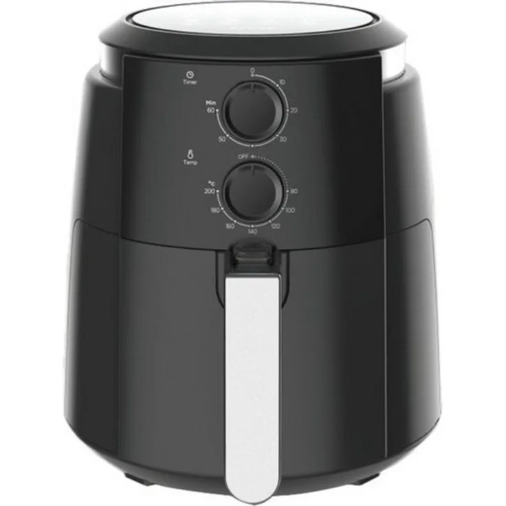 Opviq Heißluftfritteuse HAF-01, 1500 W, 3,9 l, Rapid-Air-Technologie bis 200 °C, schwarz