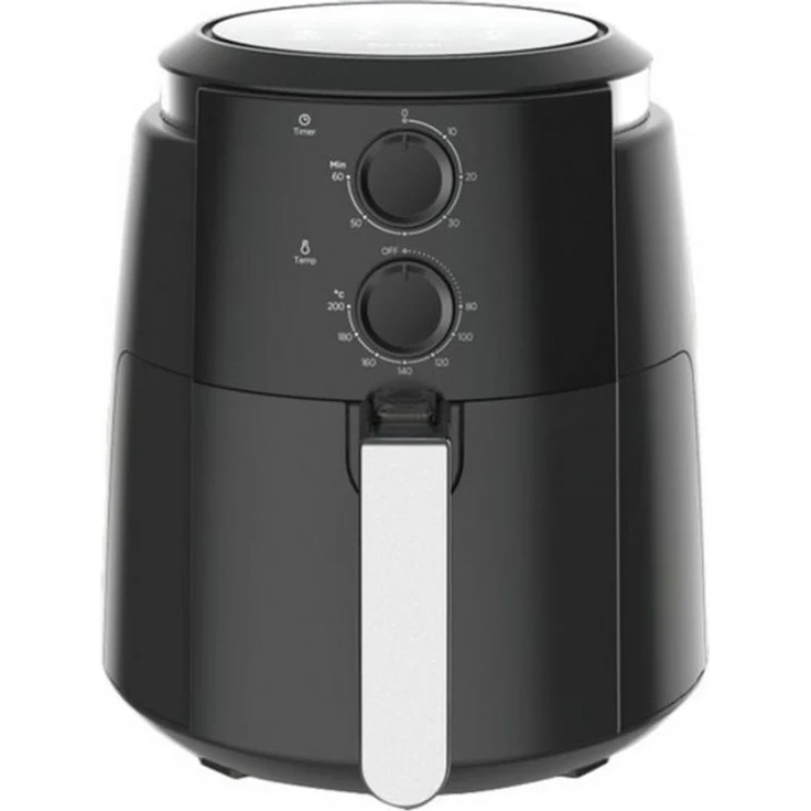 Opviq Heißluftfritteuse HAF-01, 1500 W, 3,9 l, Rapid-Air-Technologie bis 200 °C, schwarz