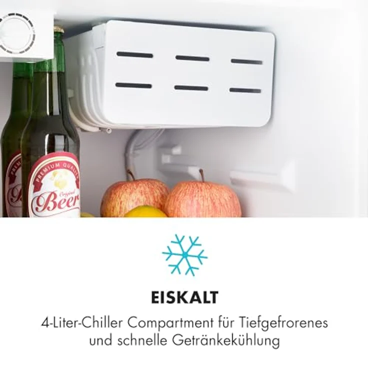 Klarstein Mini-Kühlschrank Skincare Fridge, 65L, leise, 0-10°C, für Getränke und Kosmetik – Bild 3