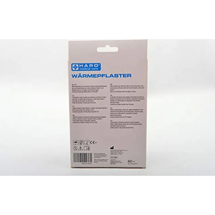 Haro medical care Wärme-Pflaster Bauch 22 x 9,5 cm, effektive Wärmebehandlung bei Regelschmerzen und Muskelverspannungen, 8 Stunden Wärme – Bild 5