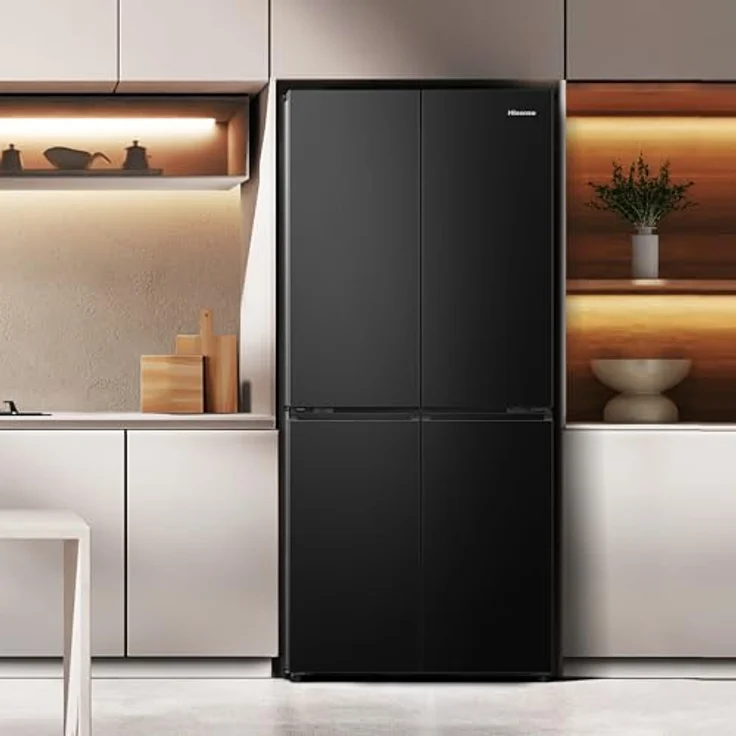 Hisense RQ5P470SAFD, Kühl-/Gefrierkombination mit Flügeltüren, 483 Liter, NoFrost Plus, Schwarz, Triple Zone und Smart Connectivity – Bild 19