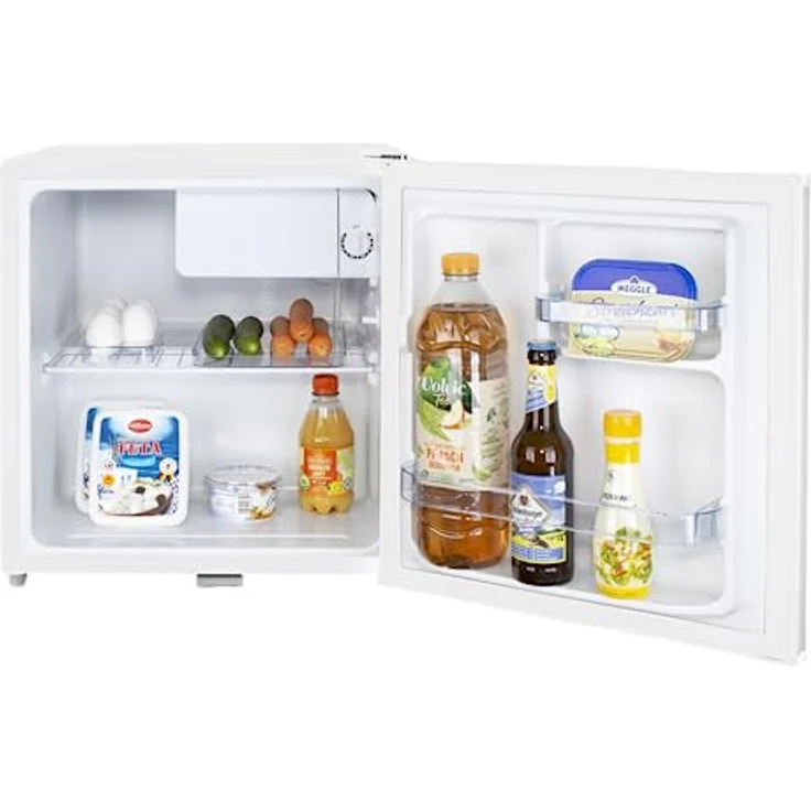 Stillstern Mini Kühlschrank E 45L mit Abtauautomatik, Schloss, Frostfach, Leise, Ideal für Küche, Büro, Schlafzimmer, Hotels und kleine Wohnungen Kühlschrank klein Minibar Getränkekühlschrank – Bild 2