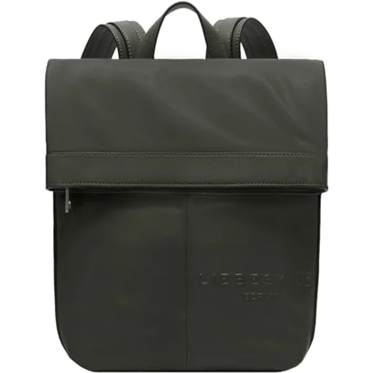Liebeskind Elvira City Rucksack M, Leder 36 cm, grün, 100% Leder, 29 cm x 10.5 cm – Bild 1