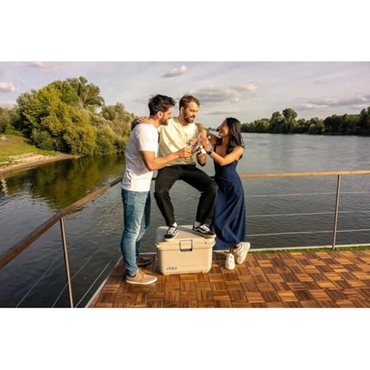 Coleman Pro 45QT Kühlbox, 42,5 l mit starker Isolierung und einhändiger Bedienung, weiß – Bild 6