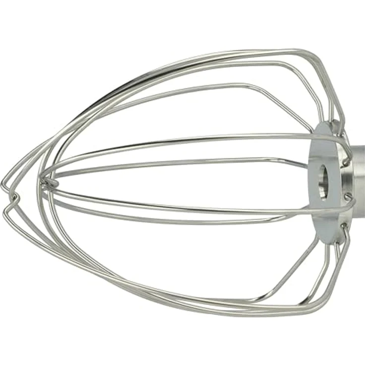 vhbw Schneebesen Ersatz für KitchenAid 5KSM5THWWSS, Edelstahl, 6 Drähte, ideal zum Schlagen von Sahne und Teig, silber – Bild 5