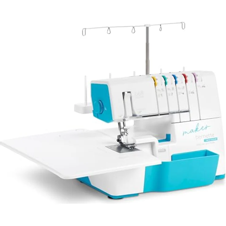 Bernette b68 Airlock Maker, Coverstich-Nähmaschine mit Zubehörset und Mini-Staubsauger, limitierte Edition – Bild 5