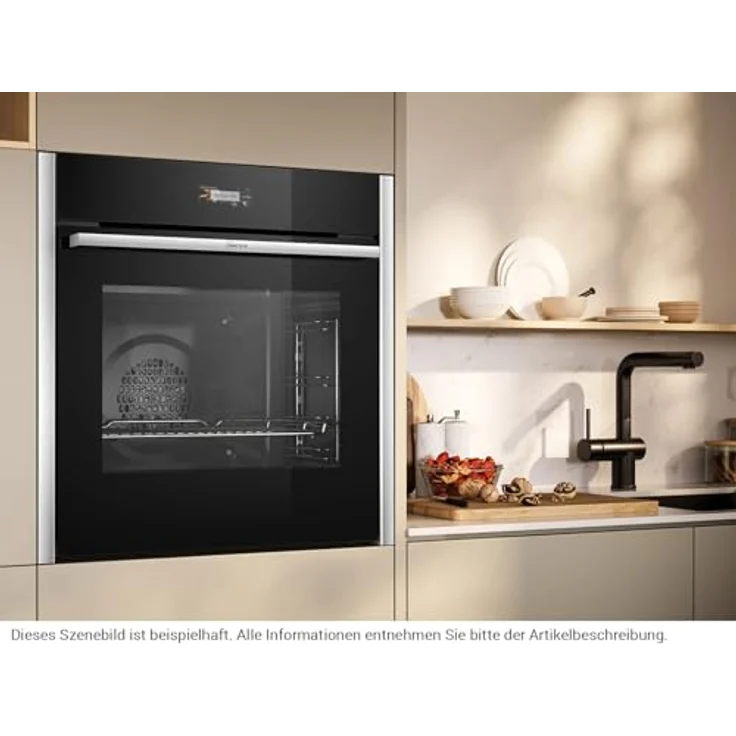 Neff B24CR71N0 Einbau-Backofen N70, CircoTherm, Full Touch TFT-Display, Pyrolyse, Easy Clean, Soft Open & Close, Edelstahl – Bild 5