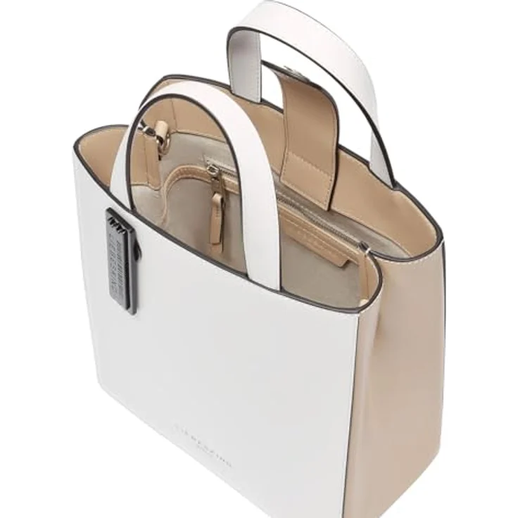 Liebeskind Berlin Shopper PAPER BAG S, Portmonnaie,Geldbeutel, zertifiziert nach LWG, Wallet, Leder, offwhite - Preisvergleich – Bild 3