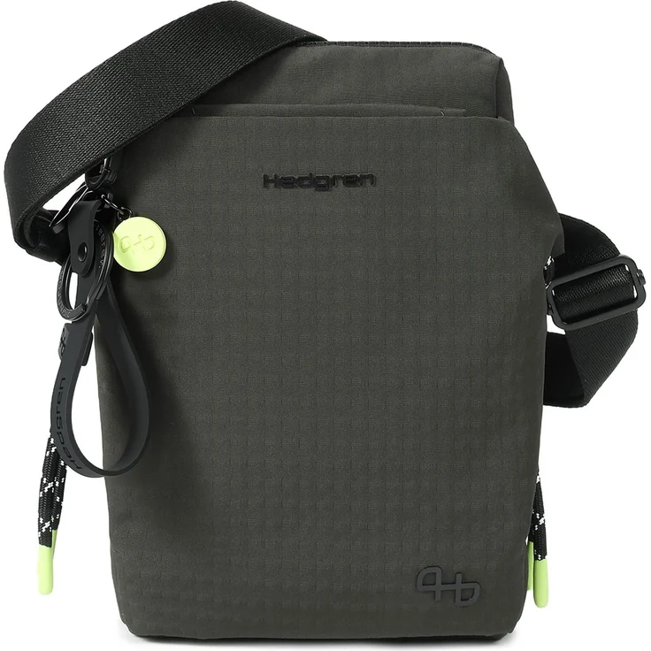 Hedgren String Sipho Mini Bag, Umhängetasche 13 cm, schwarz, mit Reißverschluss und Schlüsselhalter – Bild 1