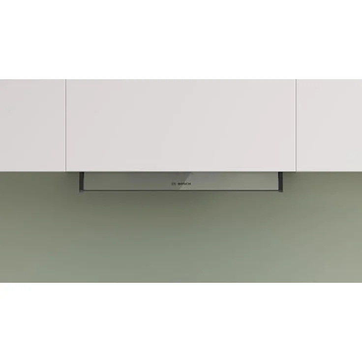 Bosch DBB65CC60, Serie 4, Integrierte Designhaube, 60 cm, Klarglas, Mattschwarz, Kondensatormotor, 3 Leistungsstufen, spülmaschinengeeignete Metallfettfilter – Bild 4