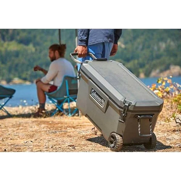 Coleman Convoy, Kühlbox (94 l) mit eingebautem Flaschenöffner, robusten Rädern und antibakterieller Innenverkleidung – Bild 2