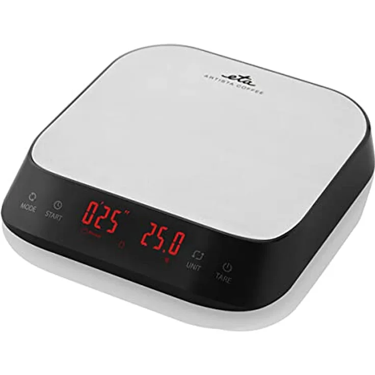 ETA Digitale Kaffeewage Artista I 3 Wiegemodi I LED Display I 0.1g Genauigkeit I Timer I 3kg Max I Tare Funktion