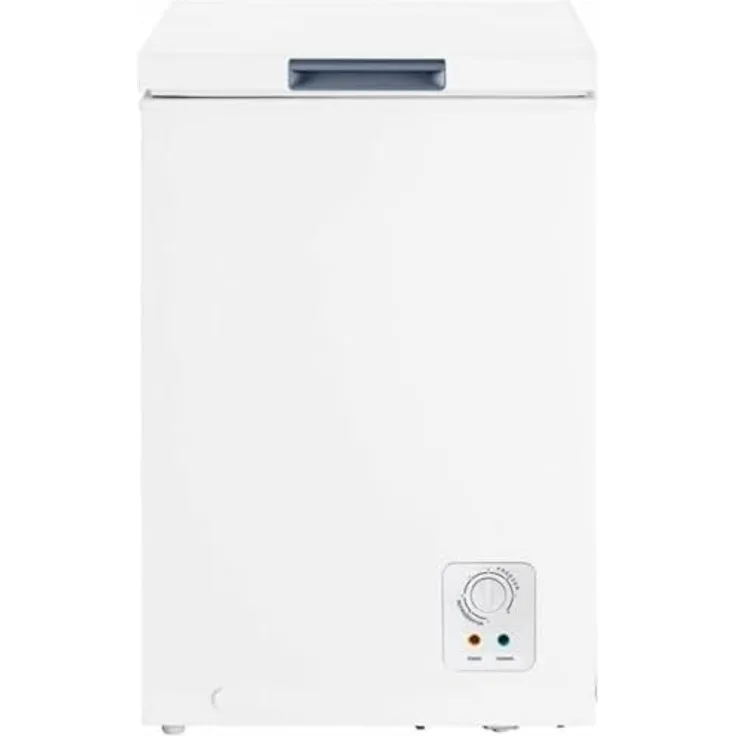 Hisense FT125D4AWE Gefriertruhe Horizontal, 95 l, 85 cm hoch, leise mit 40 dBA, Weiß, Korb mit Griff, My Fresh Choice, Freezer Protect