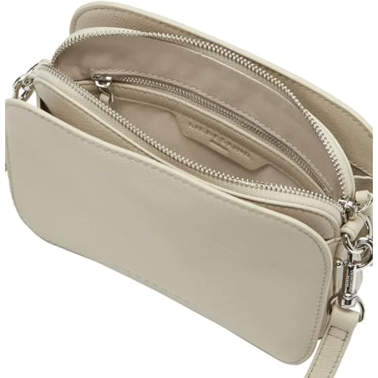 Liebeskind Luka Umhängetasche S, Leder 20.5 cm x 7 cm x 14.5 cm, weiss – Bild 3