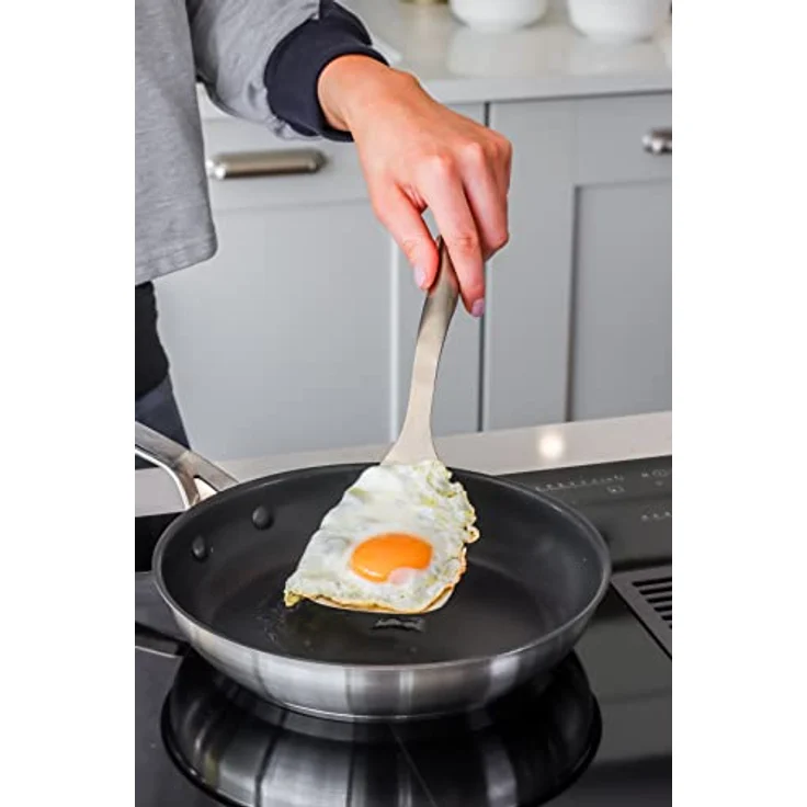 KitchenAid Premium Edelstahl-Fischheber, geschlitzter Lebensmittelwender, hitzebeständig bis 260°C – Bild 3
