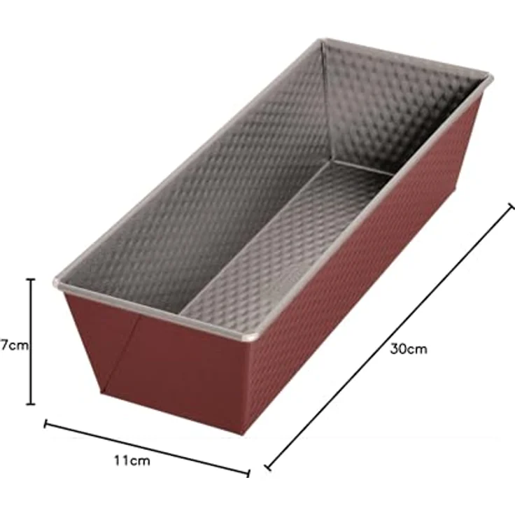 Kaiser Classic Plus Königskuchenform 30 cm, antihaftbeschichtet, gleichmäßige Wärmeverteilung, rot – Bild 5