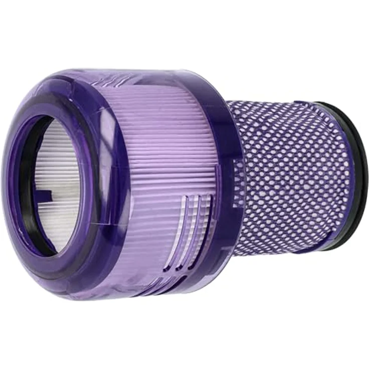 vhbw Staubsaugerfilter kompatibel mit Dyson SV17, V11 Animal Plus, SV15 - Schmutzfilter, Filtereinheit, abwaschbar, weiß – Bild 3