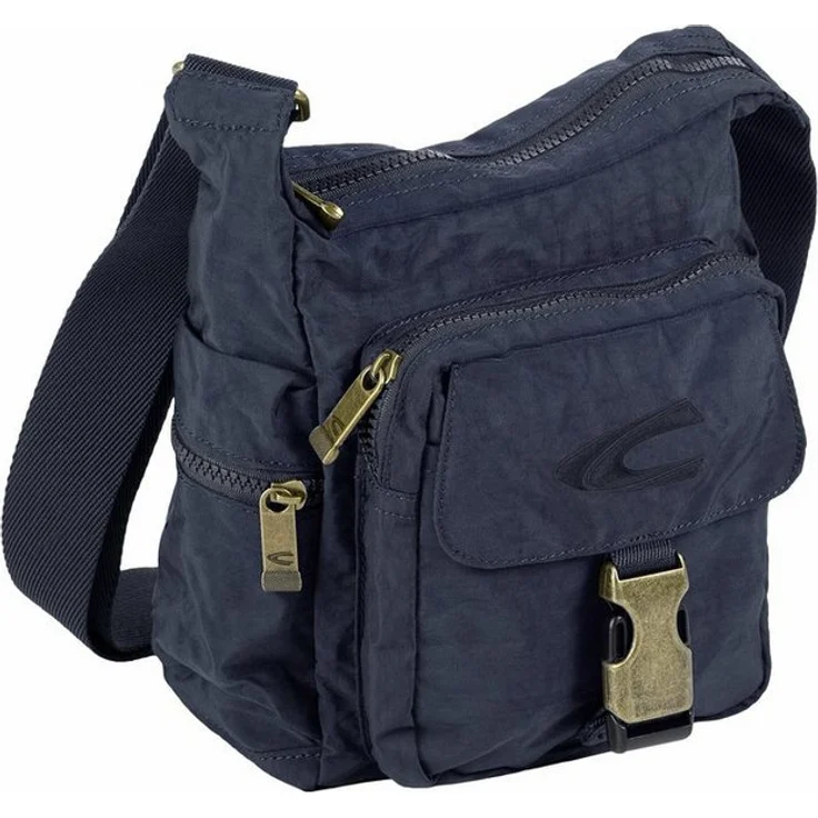 "camel active Umhängetasche Nylon mit Reißverschlussfach, schwarz" – Bild 1