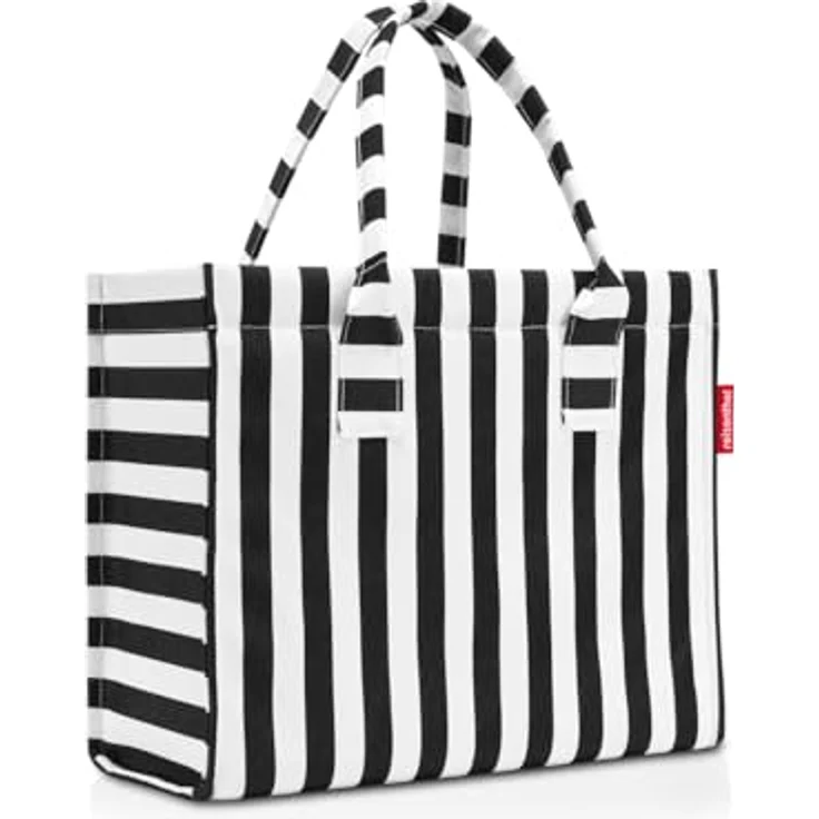 reisenthel Daily Shopper, Einkaufstasche aus 100% Polyester, schwarz, 42 cm x 17 cm x 35 cm – Bild 4