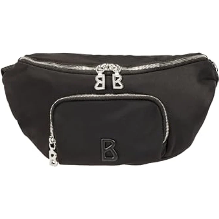 BOGNER Janica Hipbag, Gürteltasche in Schwarz mit verstellbarem Hüftgurt und zwei Zipperfächern – Bild 1