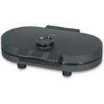 SEVERIN Duo-Waffeleisen Black Line WA 2118, Doppelwaffeleisen mit 1.200 W, PFAS-freier Beschichtung, kompaktes Design, schwarz