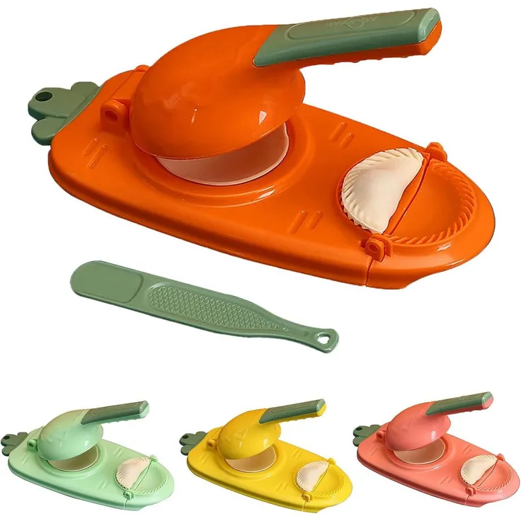 FELIXLEO Nudelmaschine 2-in-1-Knödelmacher und Tortillapresse, ergonomisches Mini-Küchenwerkzeug für Ravioli und mehr