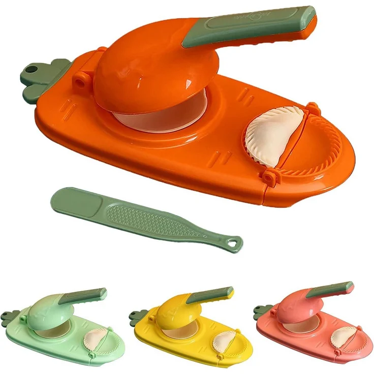 FELIXLEO Nudelmaschine 2-in-1-Knödelmacher und Tortillapresse, ergonomisches Mini-Küchenwerkzeug für Ravioli und mehr