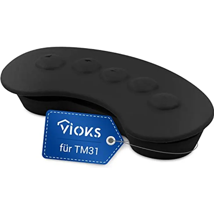 VIOKS Dichtkappe Ersatz für Kontaktmodul Dichtring Thermomix TM31 - Gummi Abdeckung für Küchenmaschine Thermomix TM 31 - Vorwerk Thermomix Ersatzteile Küchenmaschine