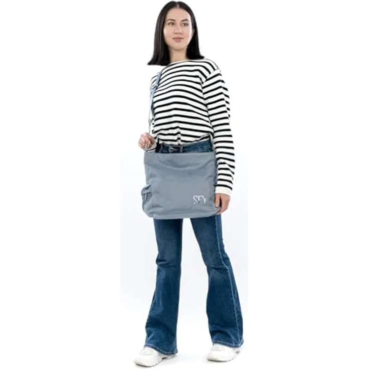 SURI FREY Suri Sports Marry Crossover Bag, Umhängetasche in Crystal Blue mit verstellbarem Schulterriemen und geräumigem Hauptfach – Bild 2