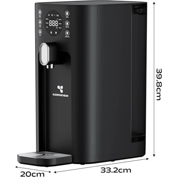 SUSGREENABLE SGIWDR03-B, 5-stufige Umkehrosmose-Wasserfilteranlage mit UV-Sofortheizung, installationsfrei – Bild 8