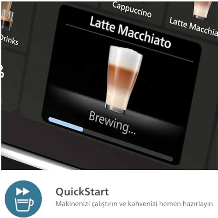 Philips EP5547/90, Kaffeevollautomat, Schwarz – Bild 6