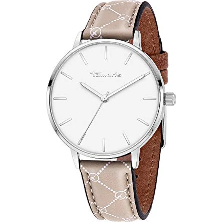 Tamaris TT-0020-LQ, Damen Analog Quarz Uhr mit Leder Armband, Ø 36 mm, kratzunempfindliches Mineralglas, wasserdicht bis 3 bar – Bild 2