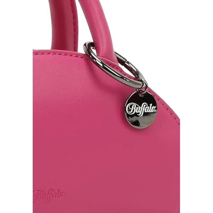 Buffalo Bowl Handtasche 23 cm, rosa, mit abnehmbarem Umhängeriemen – Bild 7