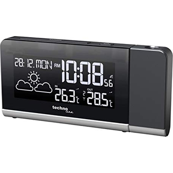 Technoline Projektionswecker WT 539, Funkuhr mit Innen