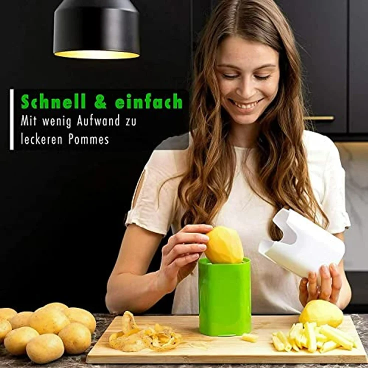 MAVURALiving Pommesschneider Kartoffelschneider Pommes Frites Maker Schneider Frittenschneider – Bild 5