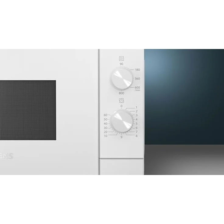 Siemens FF020LMW0 Mikrowelle, Standgerät, 800 Watt, 20 Liter Garraum, weiß – Bild 2