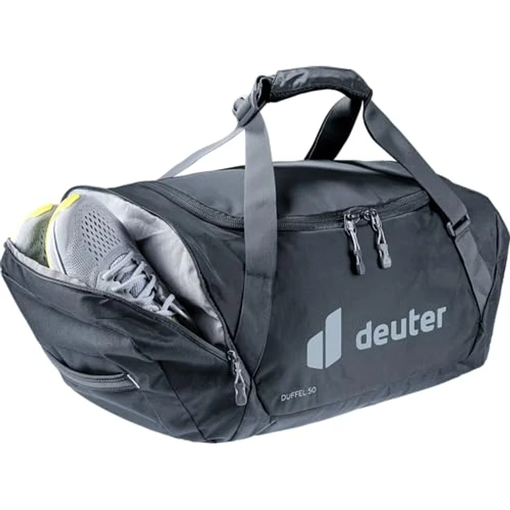 Deuter Duffel 50 Weekender Reisetasche, 60 cm, schwarz, 100% Polyester – Bild 5