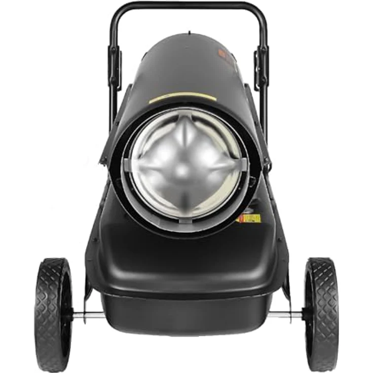 VEVOR Kerosin-/Diesel-Warmluftheizung DG-K100, tragbarer Torpedo-Raumheizer mit 100.000 BTU und Thermostat, 38-Liter-Tank für innen und außen, schwarz – Bild 9