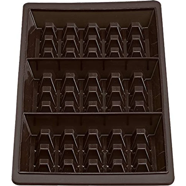 Lurch FlexiForm Waffel Silikonbackform, 3 Fach, 2er Set, Silikon, Braun, 29 x 15 x 3 cm – Bild 7