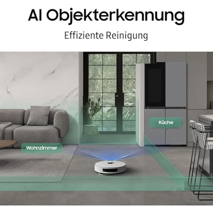 Samsung VR7MD97A14G/WD BESPOKE Jet Bot Combo AI Steam Saug- & Wischroboter mit KI-Objekterkennung Satin Greige – Bild 6