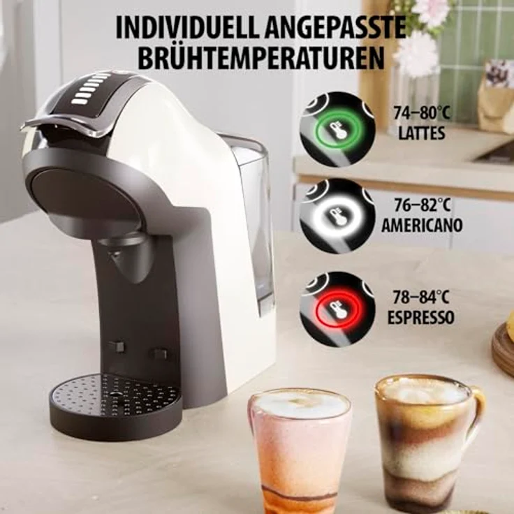 Tristar CM-2301 Multifunktions-Kaffeemaschine 3in1, 19-Bar-Hochdruckpumpe, beige/schwarz – Bild 7