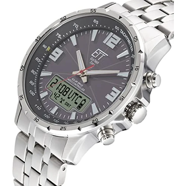 Eco Tech Time Solar Drive Funk Professional EGS 11551 21M Herrenfunkuhr – Bild 3